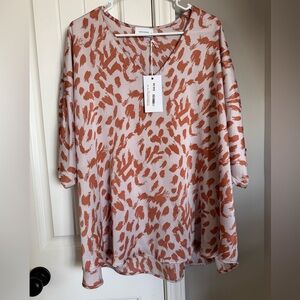 Adrienne Poncho Top, Size S